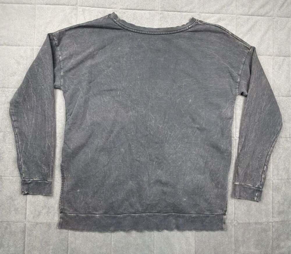 Vintage Canvas Tiger with Lightning Bolt Crew Neck Pullover Sweatshirt - Picture 8 of 9